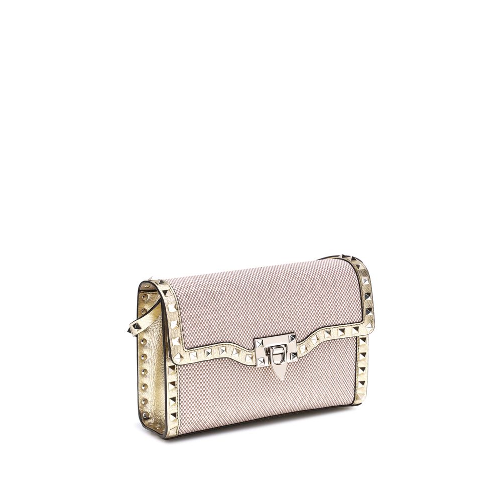 Valentino Garavani Bunte Schultertasche aus Stoff